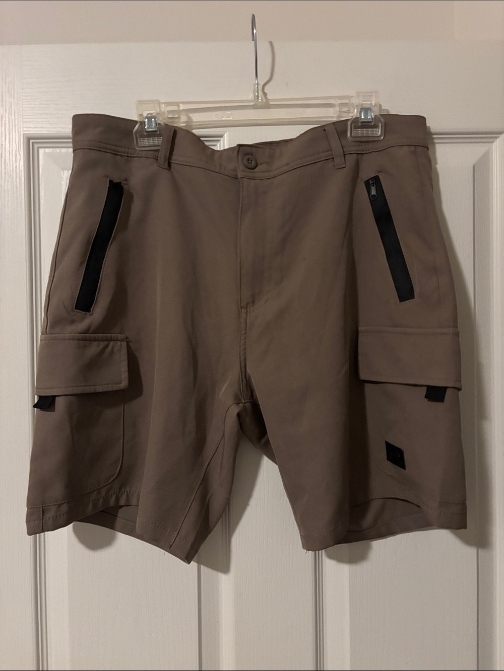 Ring of Fire 5 Pocket Men's Tactical Cargo Shorts - Taupe Sz 34